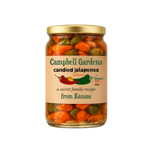 Spicy & Sweet Candied Jalapeno Peppers for Sale | Campbell Garden